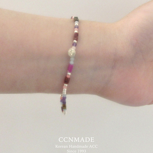 [预售]KINGSTONE URETHANE韩国原创925纯银崔秀彬/RIIZE同款手链