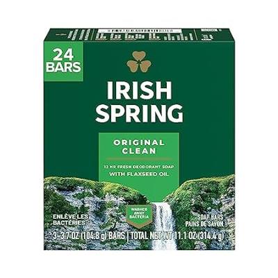 Irish Spring Bar Soap for Men， Original Clean， Smell Fres