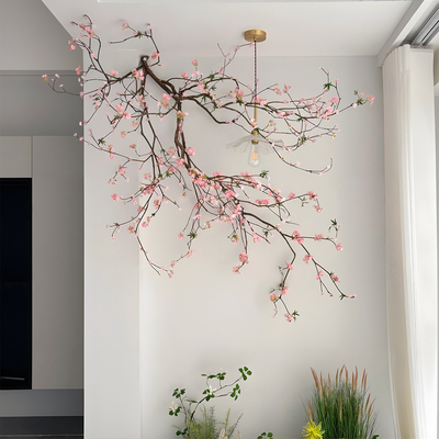 仿真花树悬挂花树枝仿真树室内