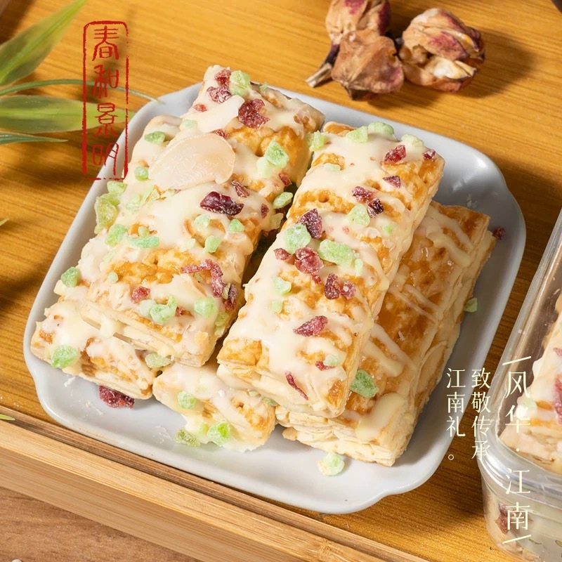 塔塔酥杭州特产松塔酥景区同款龙须酥传统手工糕点零食盒装酥房斋
