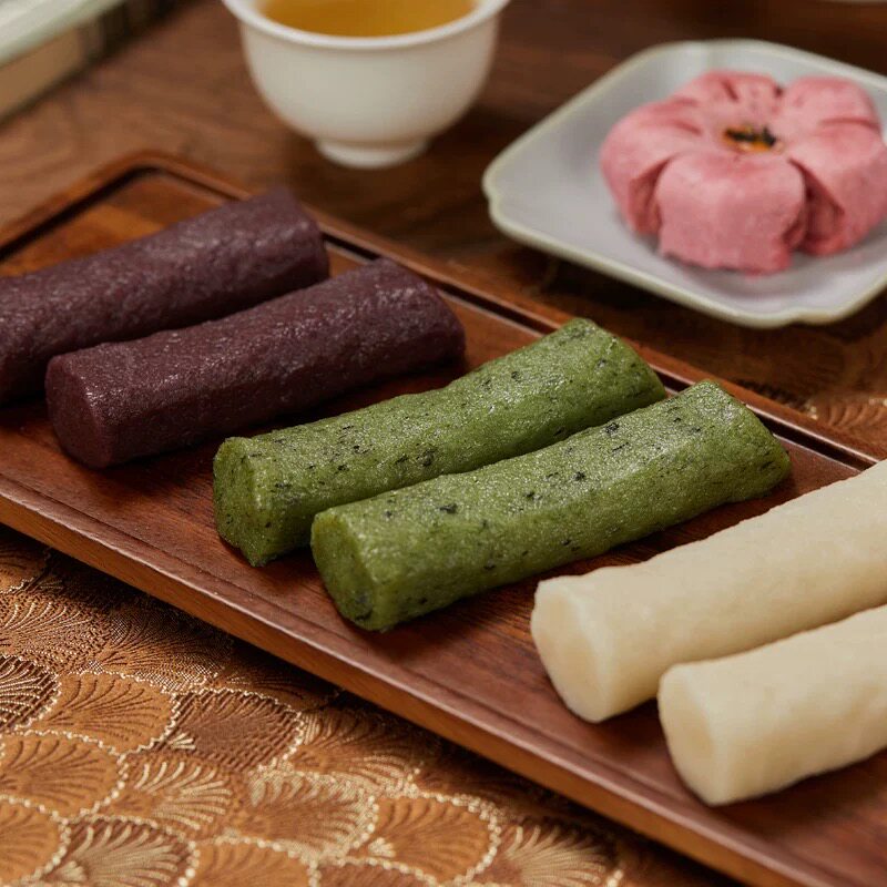 米菓条糯叽叽麻薯糍粑即食特产图片