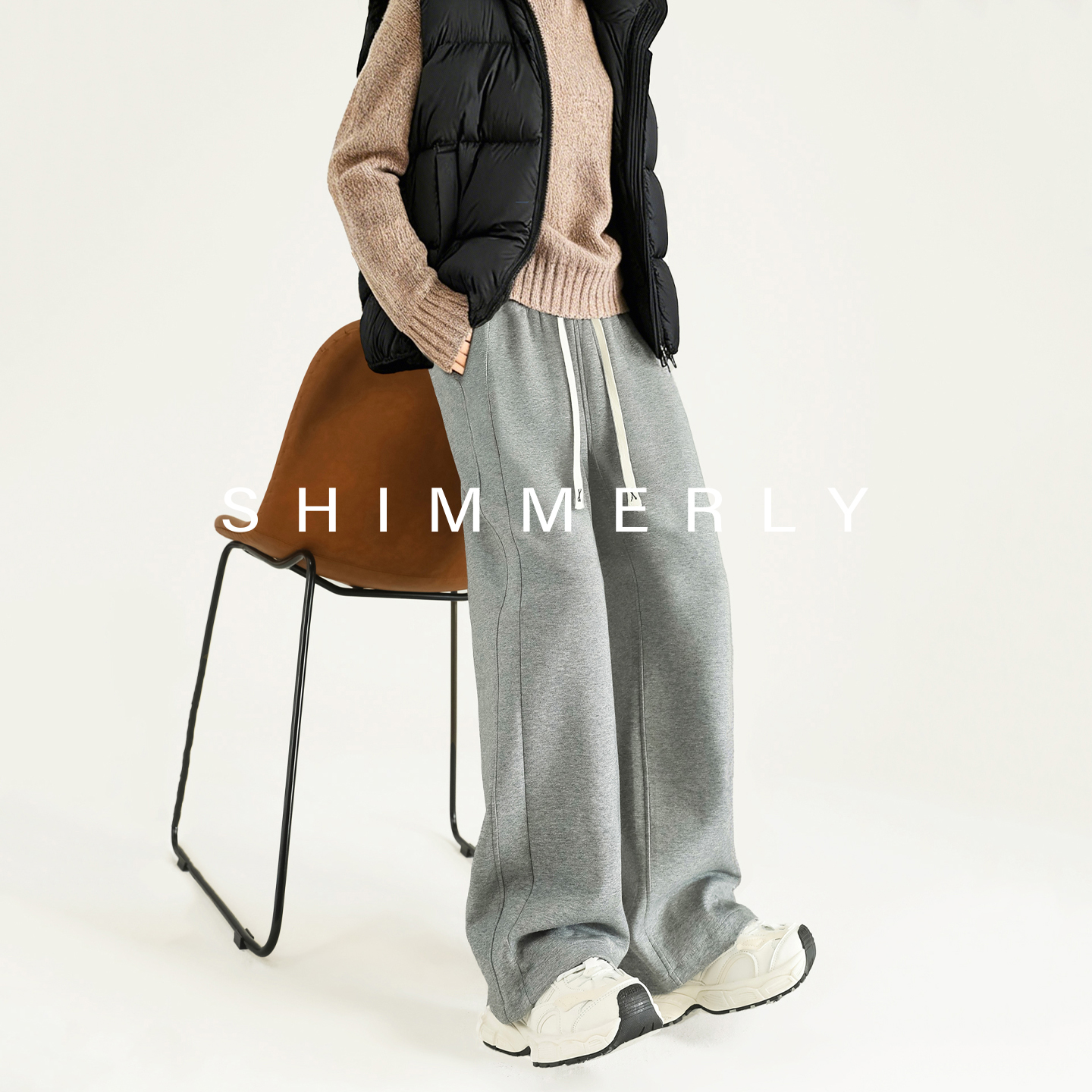 高个子加长版窄版运动裤