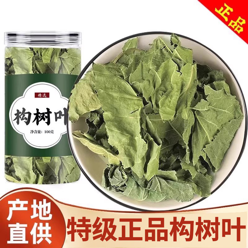 构树叶中药材500g楮构桃叶新鲜褚树叶泡洗澡谷树叶子构树叶的作用