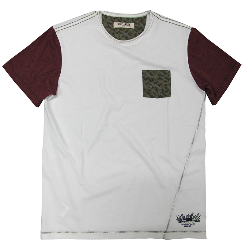 男士圆领迷彩修身半袖打底衫