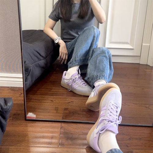 阿迪达斯三叶草T头鞋缓震轻便