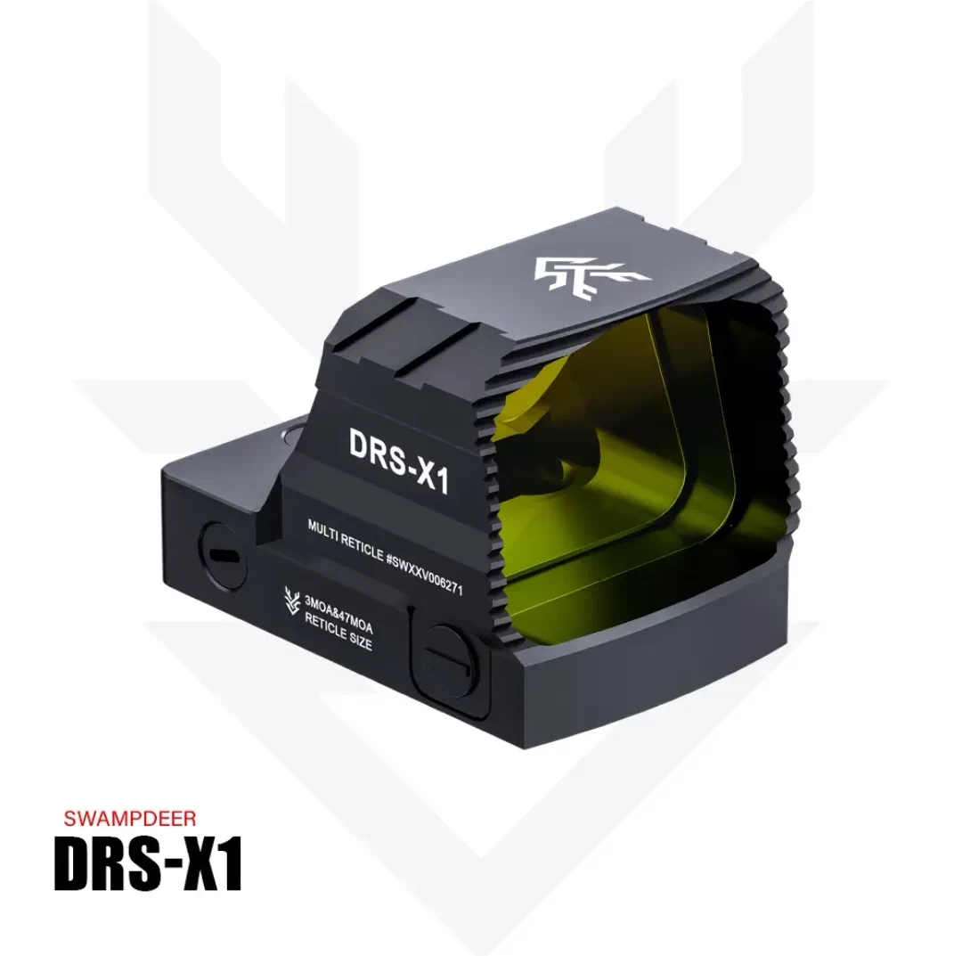 沼泽鹿DRS-X1红点RMR孔位全息瞄准i器高透光胶合镜片高清弹弓玩具