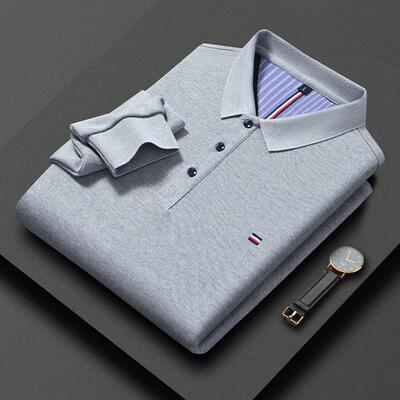 纯色男士商务休闲POLO衫