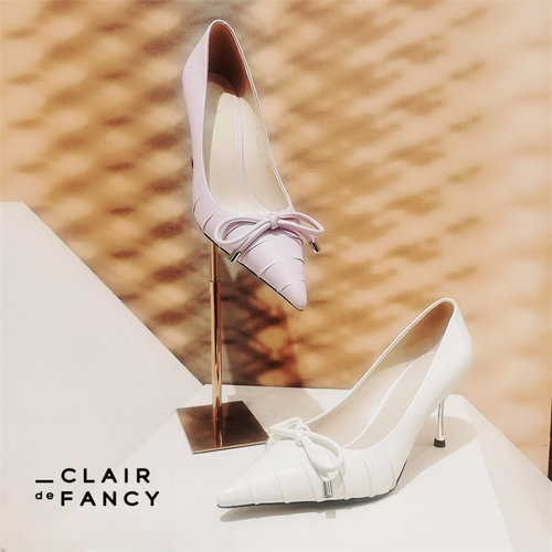 尖头女单鞋CLAIRdeFANCY轻奢