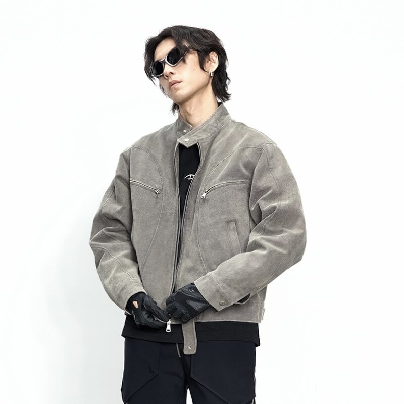 CATSSTAC哈灵顿重磅水洗蓄能发热棉服男cleanfit秋冬防风保暖外套