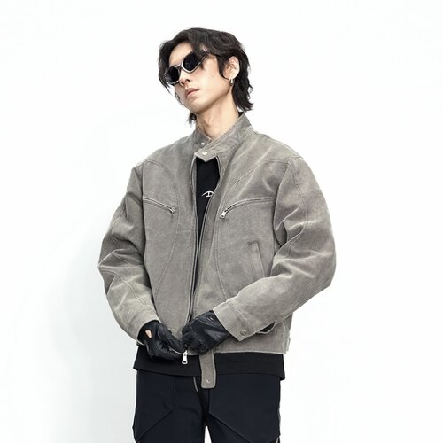 CATSSTAC哈灵顿重磅水洗蓄能发热棉服男cleanfit秋冬防风保暖外套