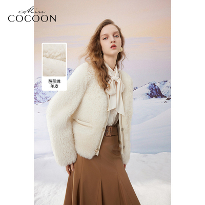 MISSCOCOON皮草绵羊皮