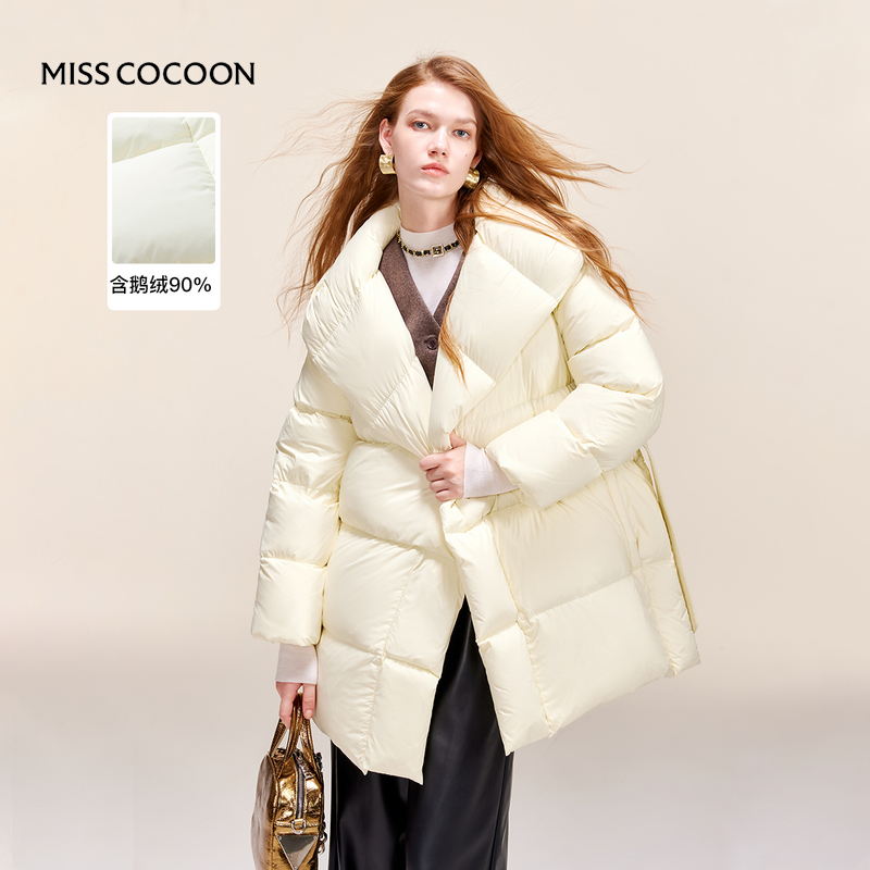 MISSCOCOON羽绒服鹅绒