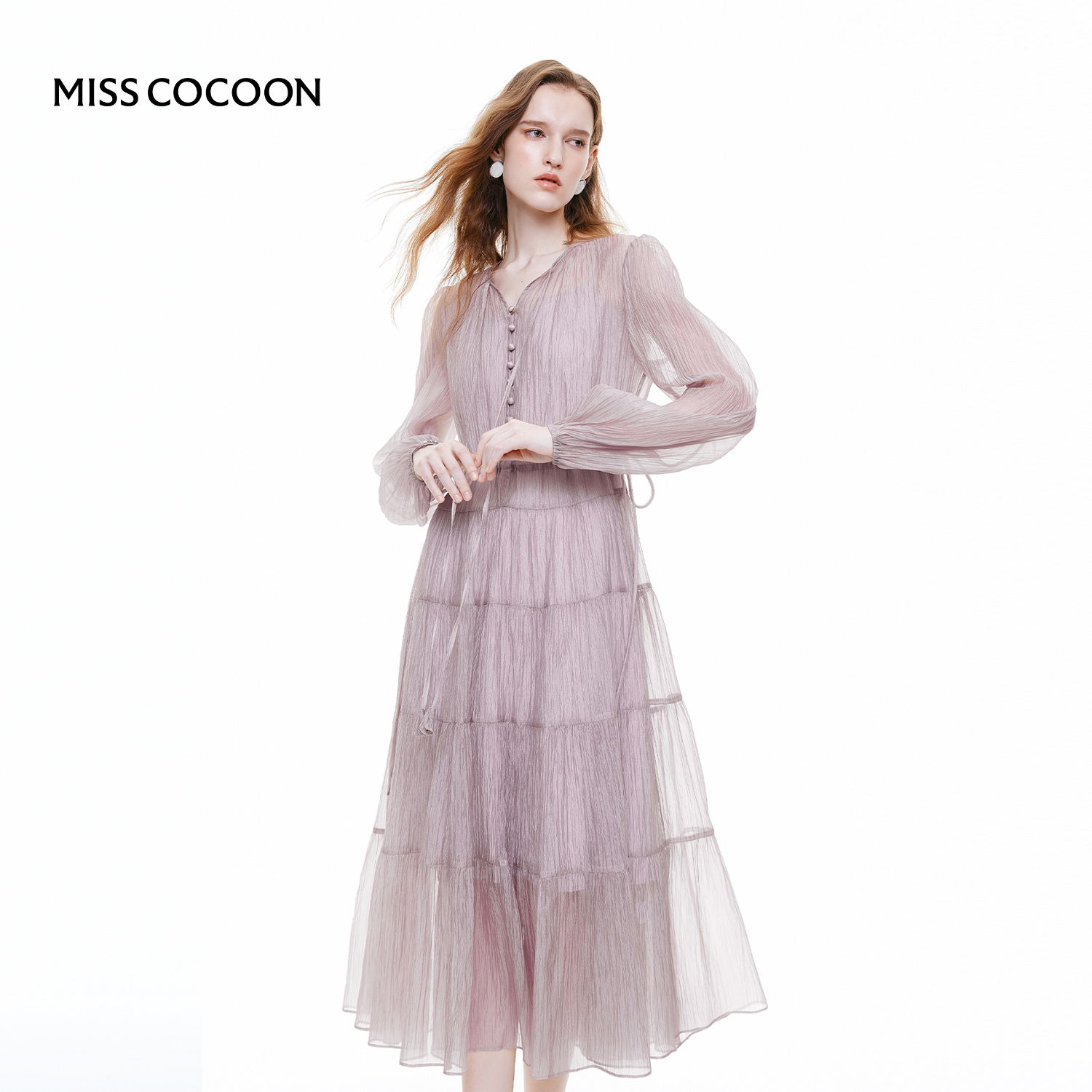 优雅浪漫MISSCOCOON连衣裙