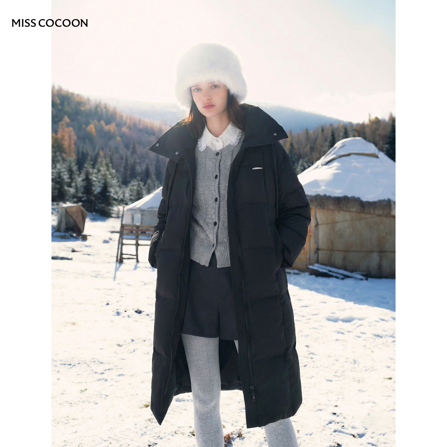 MISSCOCOON外套羽绒服鸭绒