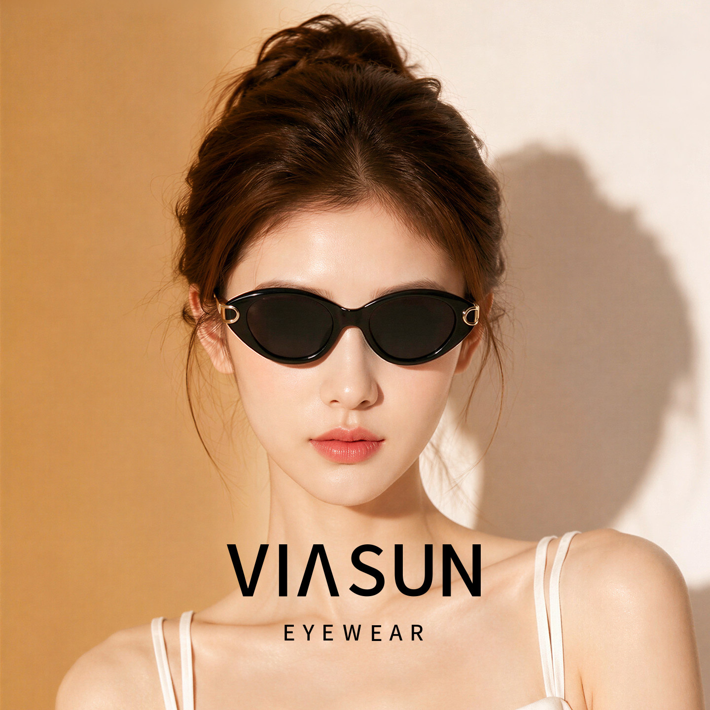 VIA SUN薇尚偏光墨镜女款2026新款猫眼太阳镜女高级感防晒偏S6103
