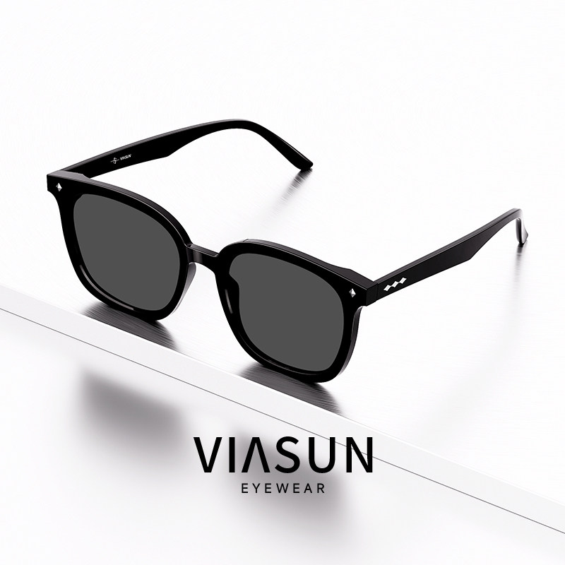 薇尚时尚黑超墨镜GM太阳镜个性百搭男女款防晒防紫外线显脸小开车