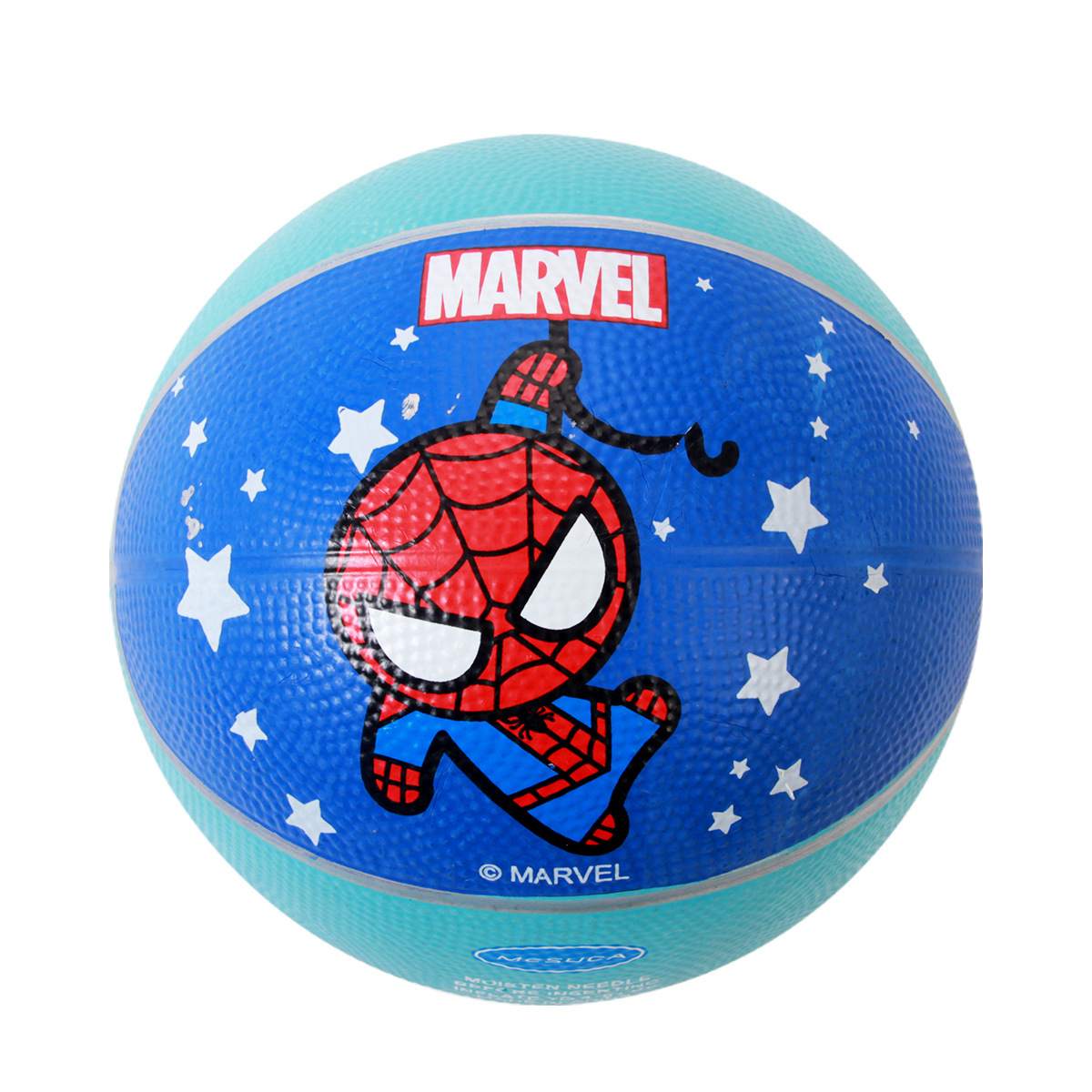 漫威儿童橡胶篮球3号5号蜘蛛侠拍拍球宝宝皮球男孩女孩玩具