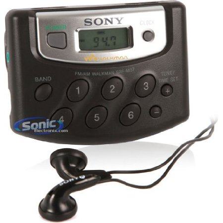Sony SRF-M37 Walkman Portable AM/FM Radio Digital Tuner wit_虎窝淘