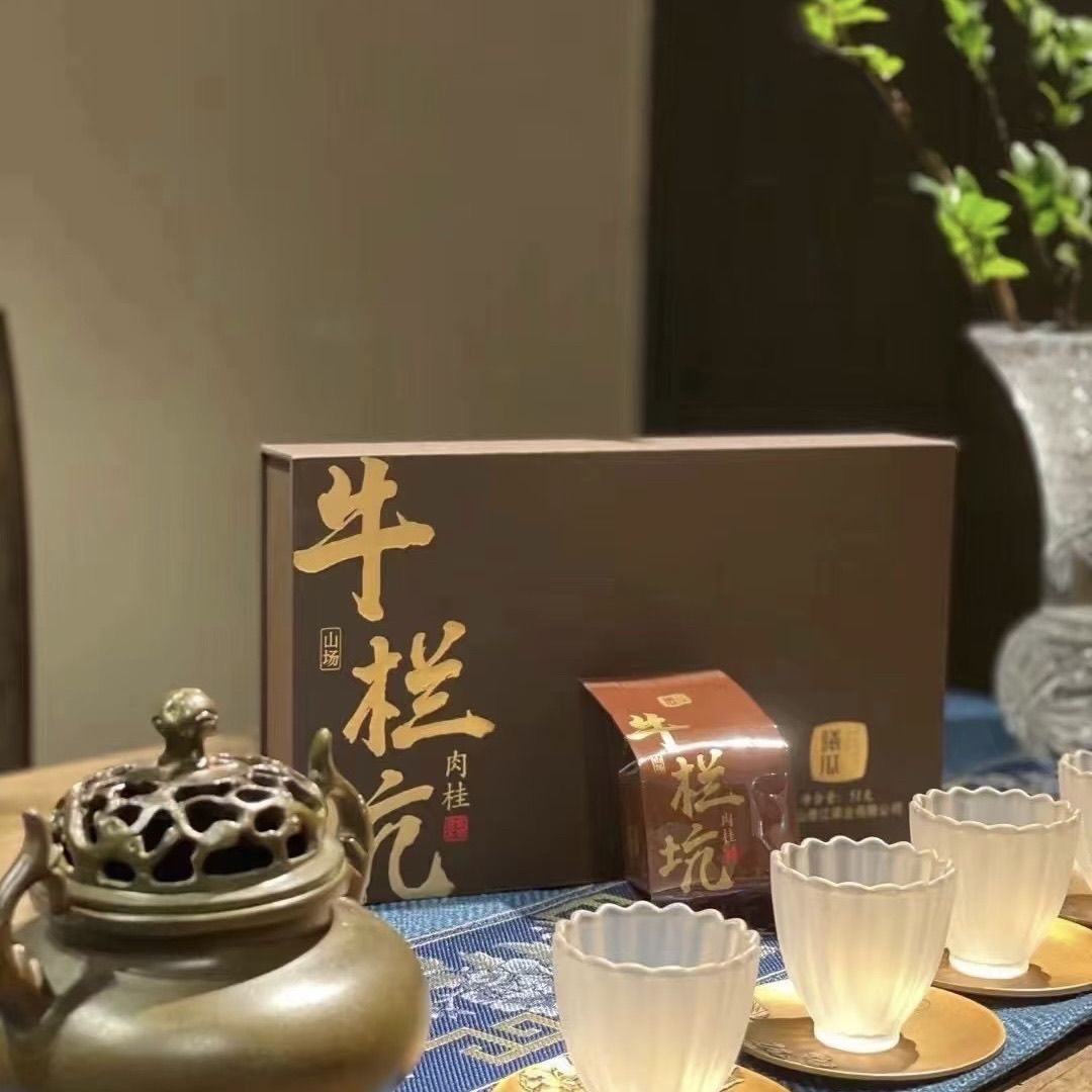 曦瓜牛栏坑肉桂2024 年特级武夷岩茶乌龙茶叶6泡礼盒装51克正品