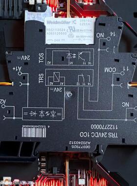 超薄继电器 TRS24VDC1CO 1122770000一常开一常闭24V