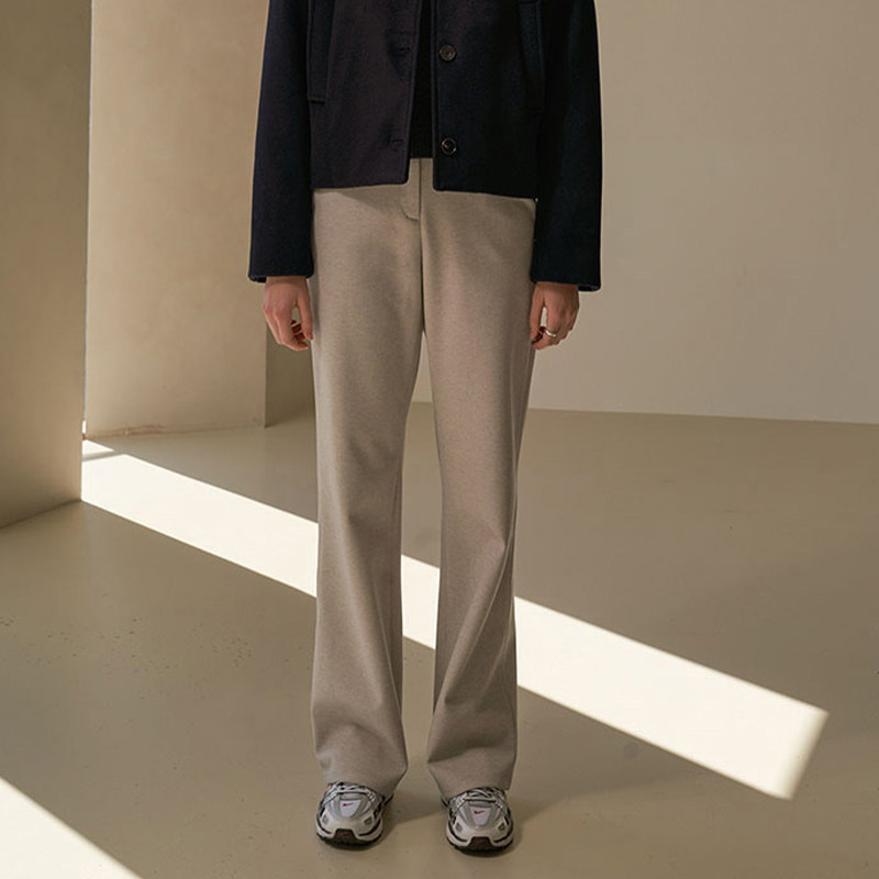 微喇裤复古秋冬新款百搭高腰显瘦