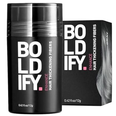 BOLDIFY Hair Fibers (12g) Fill In Fine and Thinning Hair