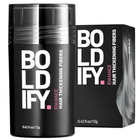 BOLDIFY Hair Fibers (12g) Fill In Fine and Thinning Hair