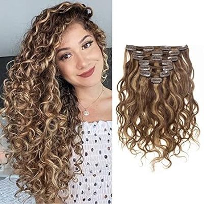 Loxxy Clip in Human Hair Extensions #27 Strawberry Blonde
