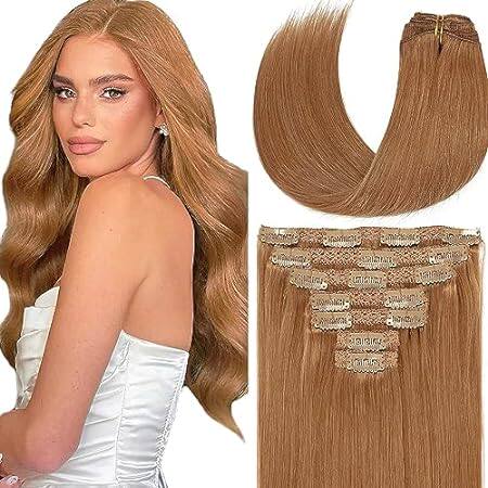 Loxxy Clip in Hair Extensions Human Hair Silky Straight N