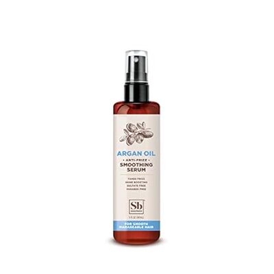 Soapbox Argan Oil Smoothing Serum， Anti-Frizz Serum For A
