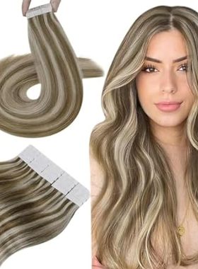 Hetto Tape in Hair Extensions Human Hair Tape in Extensio