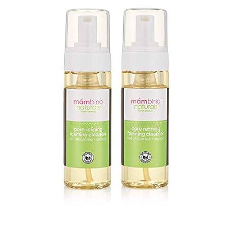 Mambino Organics Pore Refining Foaming Cleanser， Red Afri
