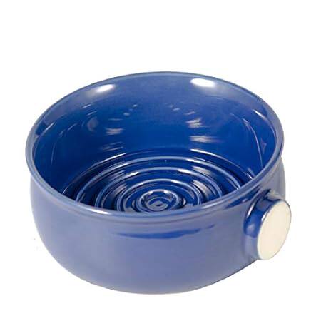 Grandslam Shaving Soap Bowl for Men， Wide Mouth， Ceramic，