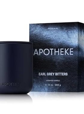 Apotheke 2-Wick Scented Candles for Home， Earl Grey Bitte