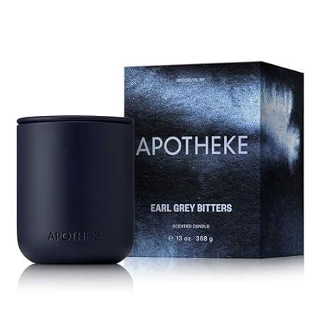 Apotheke 2-Wick Scented Candles for Home， Earl Grey Bitte