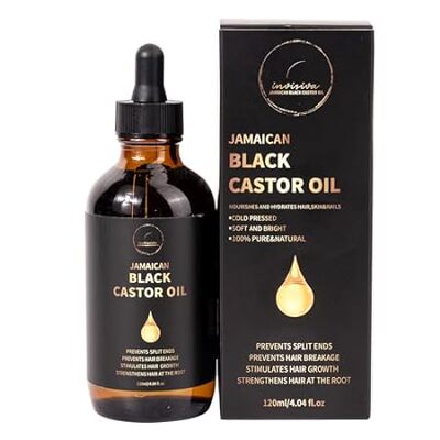 Jamaican Black Castor Oil 4.04 Fl Oz Glass Bottle - 100%