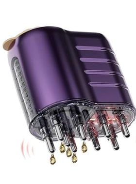 Hair Oiling Applicator + Scalp Massager 2 in 1， Dispenser