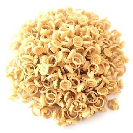 Gold Glue Rings for Eyelash Extension，300PCS Smart Eyelas
