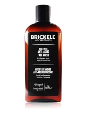Brickell Men's Redefining Anti-Aging Face Wash For Men， N
