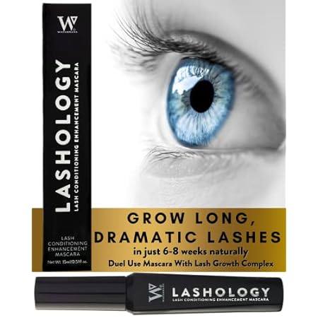 Lashology Eyelash Growth Mascara in Black， Lash Serum ins