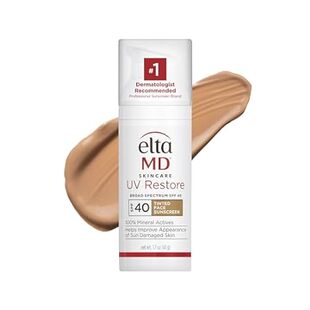 EltaMD UV Restore Tinted Face Sunscreen， SPF 40 Tinted Mi