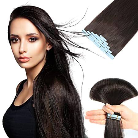 Tape in Hair Extensions Human Hair， Professional Grade Re
