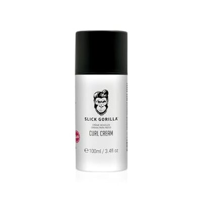 Slick Gorilla Curl Cream， 3.38 Fl Oz - Blend of Coconut o