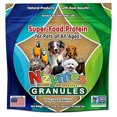Nzymes? Sprouted Granules 1LBS for Dogs， Cats， and Compan