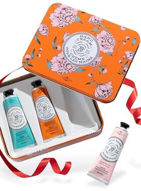 La Chatelaine Hand Cream Trio Tin， Gifts for Mom， Natural