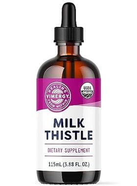 Vimergy USDA Organic Milk Thistle Extract， 57 Servings –