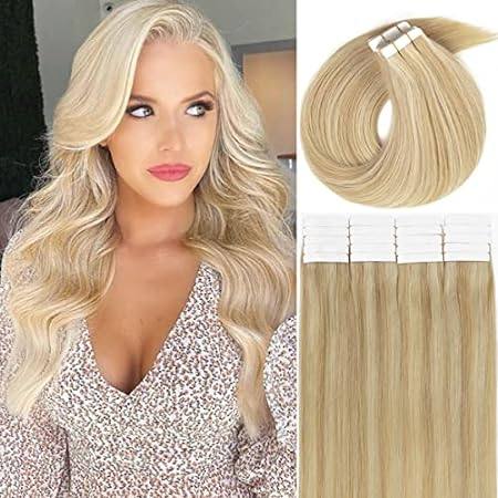 20 Inch Caliee Remy Tape in Hair Extensions Human Hair Br