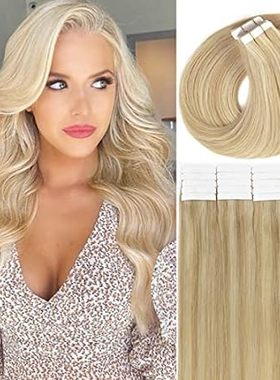 20 Inch Caliee Remy Tape in Hair Extensions Human Hair Br