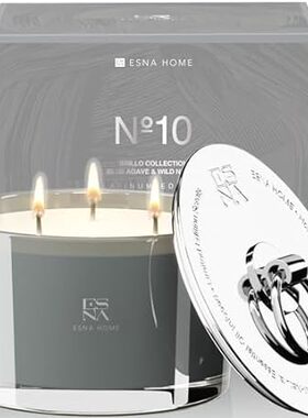 ESNA HOME Luxury All Natural Scented Candles Gift for Her