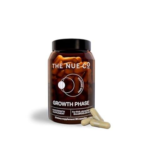 The Nue Co. Growth Phase Supplement， Supports Hair Growth